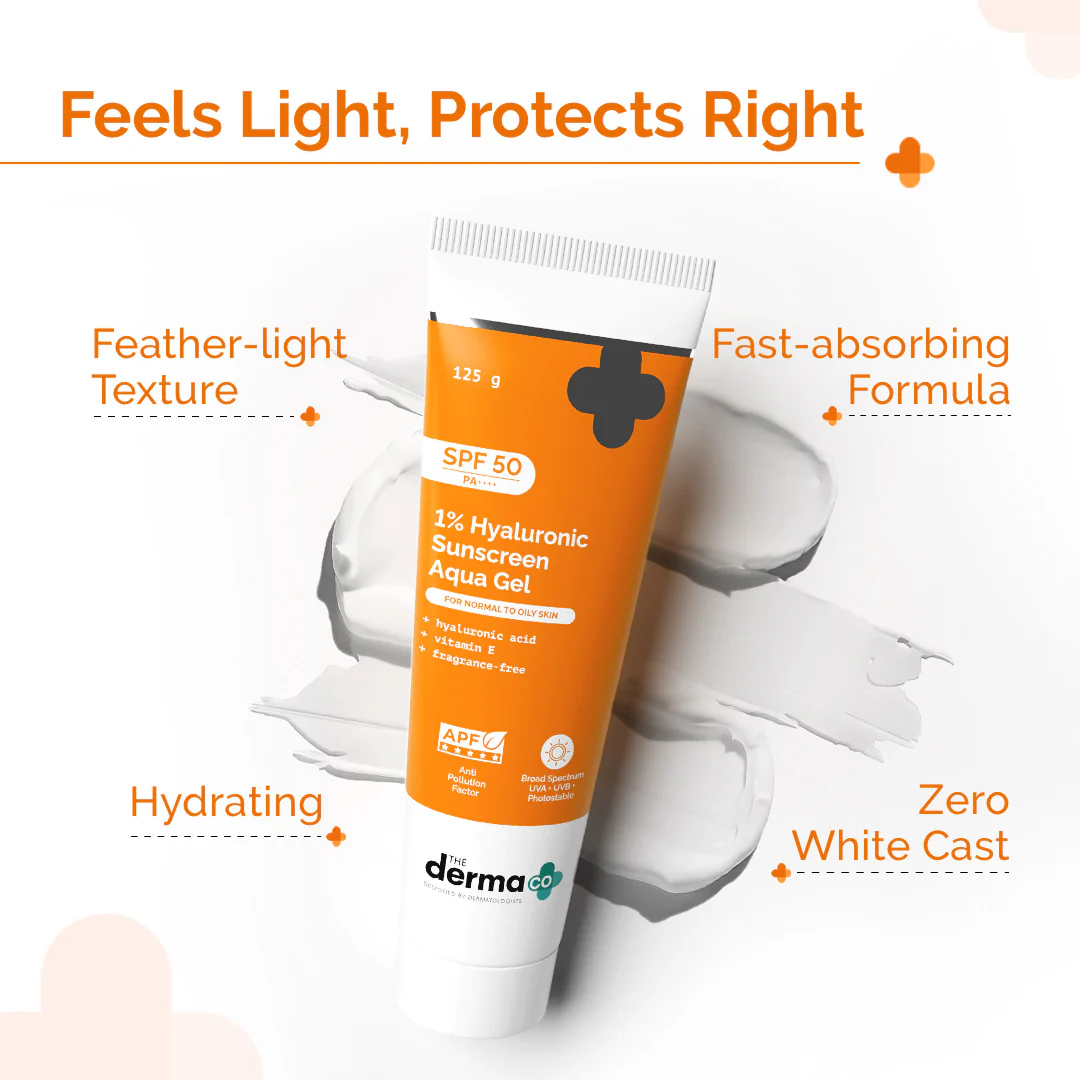 1% Hyaluronic Sunscreen Aqua Gel In Vivo Tested (ISO 24444:2019 Certified, CTRI/2025/02/080287) with SPF 50 & PA++++ - 125 g - Image 7