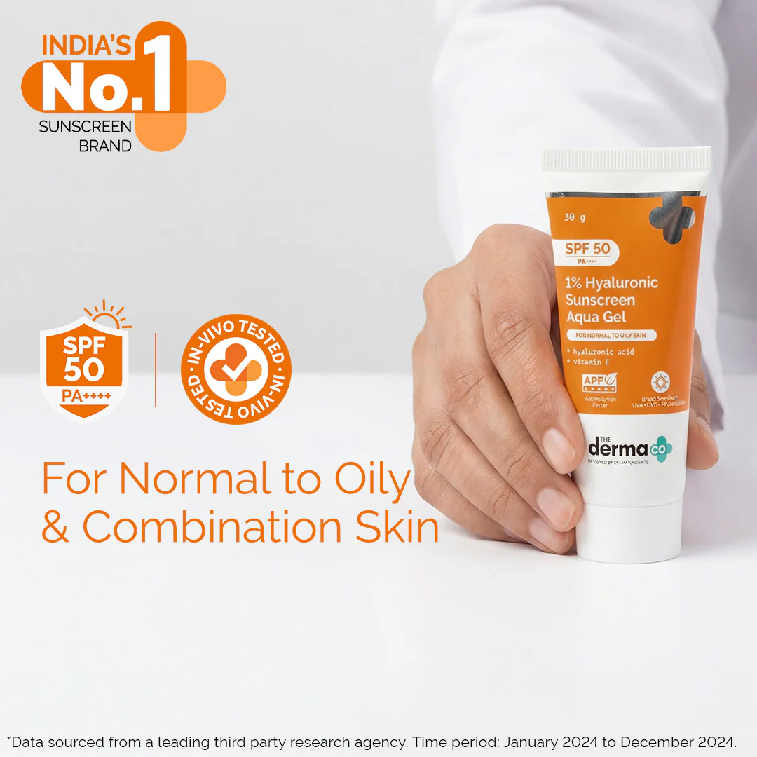 1% Hyaluronic Sunscreen Aqua Gel with SPF 50 & PA++++ - 30g - Image 10