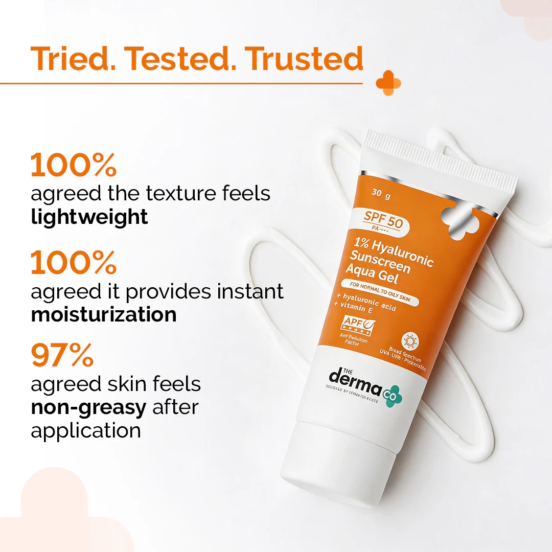 1% Hyaluronic Sunscreen Aqua Gel with SPF 50 & PA++++ - 30g - Image 8