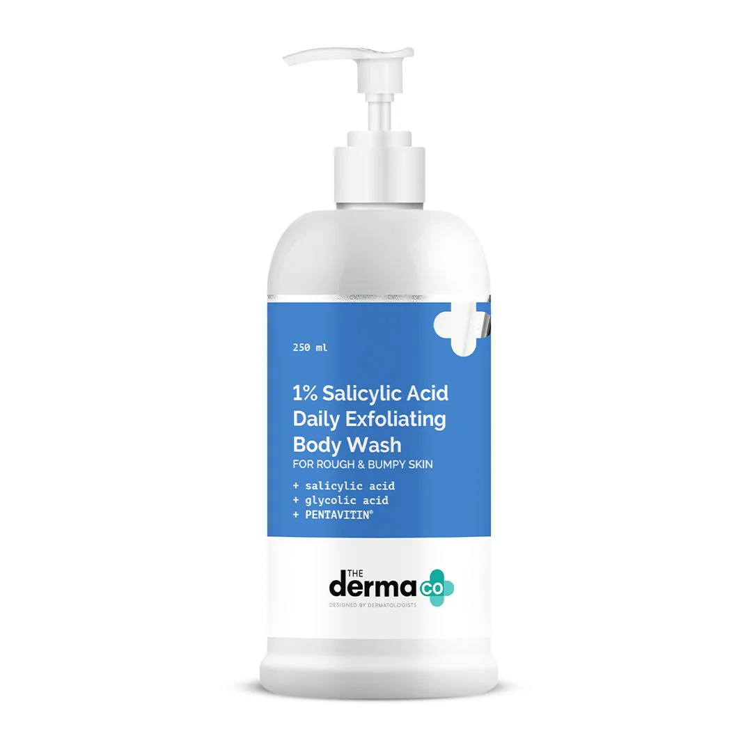 1% Salicylic Acid Daily Exfoliating Body Wash with Salicylic Acid , Glycolic Acid & PENTAVITIN® - 250ml - Image 9