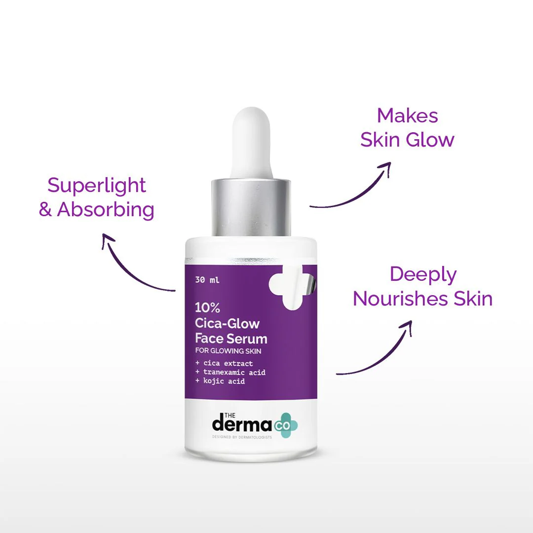 10% Cica-Glow Face Serum with Tranexamic Acid & Kojic Acid - 30ml - Image 3