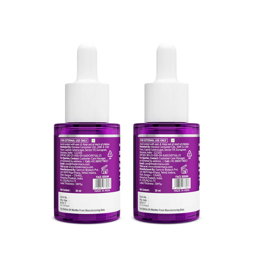 10% Vitamin C Face Serum with 5% Niacinamide & Hyaluronic Acid - 30ml (Pack of 2) - Image 9