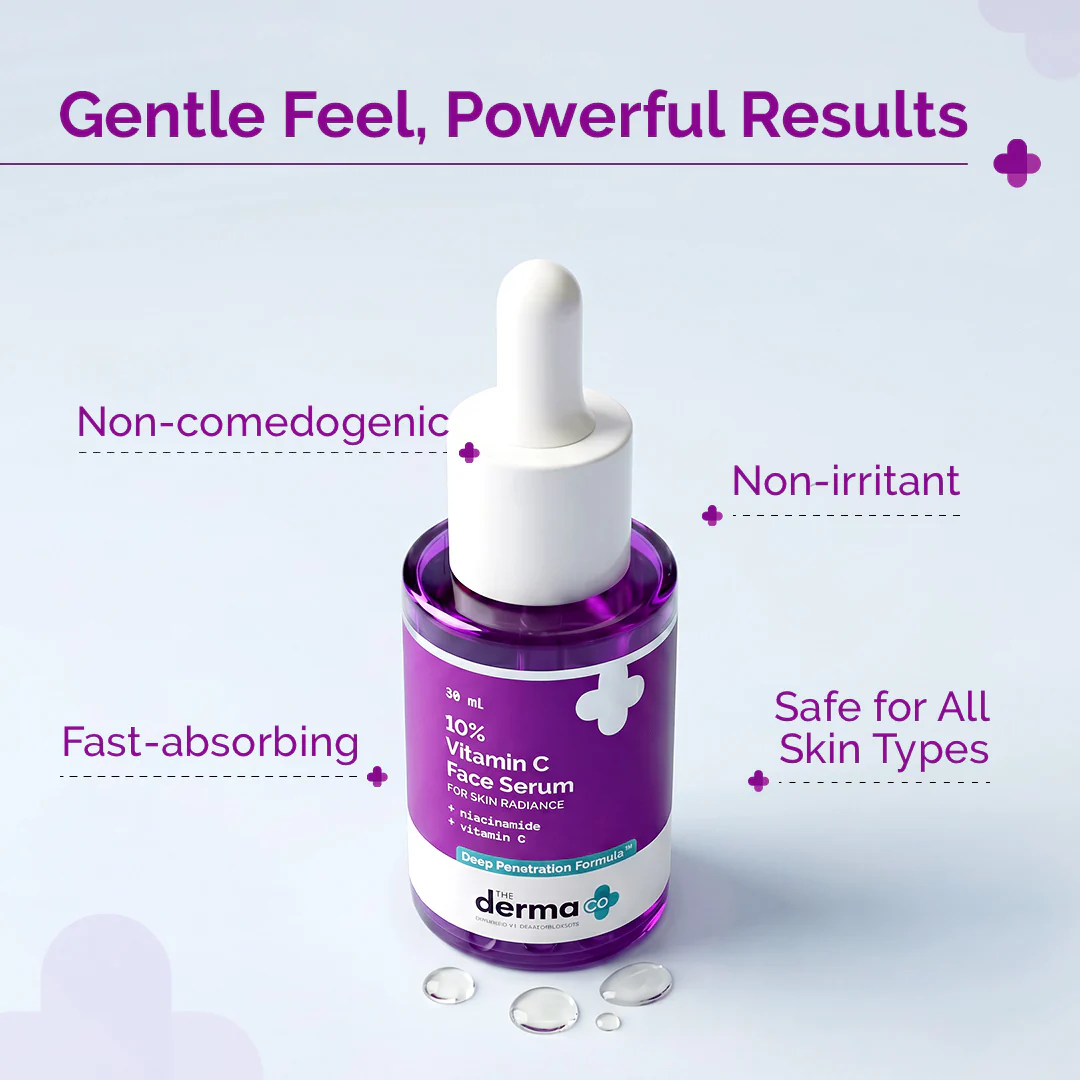 10% Vitamin C Face Serum with 5% Niacinamide & Hyaluronic Acid - 30ml (Pack of 2) - Image 4