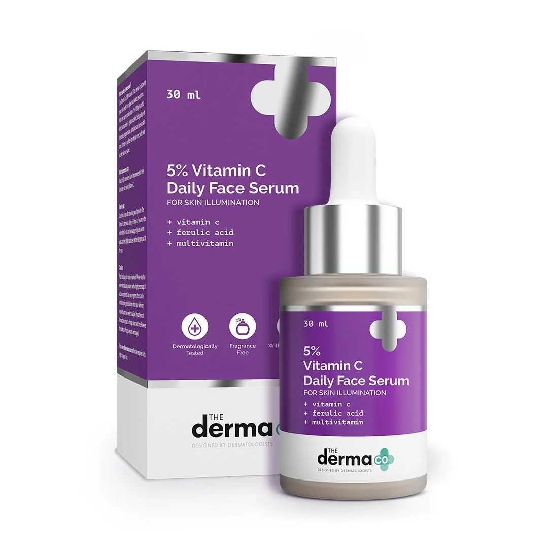 5% Vitamin C Daily Face Serum with Ferulic Acid & Multivitamin - 30ml - Image 7