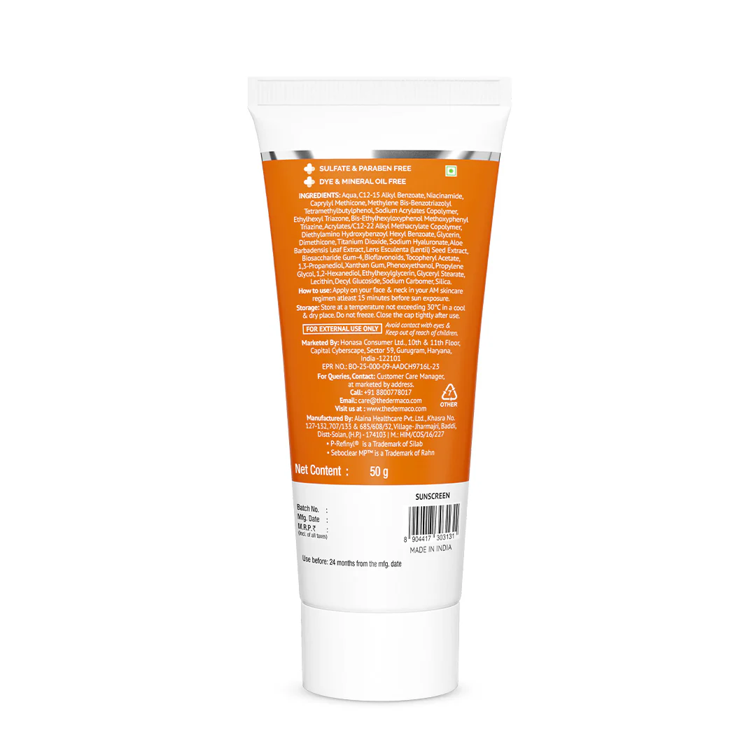Pore Minimizing Sunscreen Gel with SPF 50 & PA+++ For Open Pores & UVA/UVB Protection - 50 g - Image 11